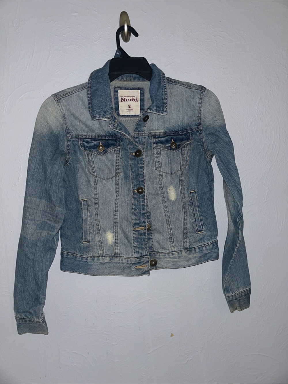 Mudd Light Blue Washed Denim Jean Jacket